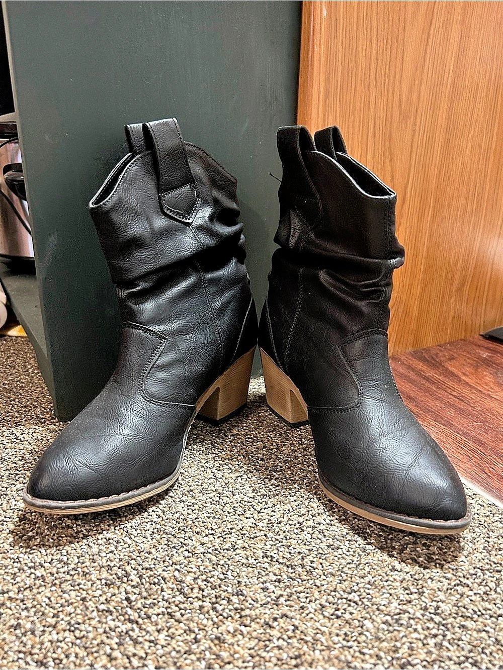 Western Cowboy Ankle Boots